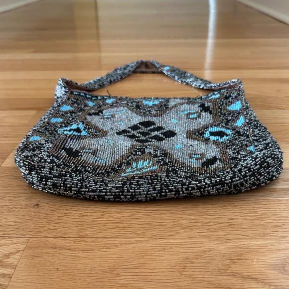 Deux Lux Beaded Shoulder Bag Hobo Bag - Picture 2 of 12